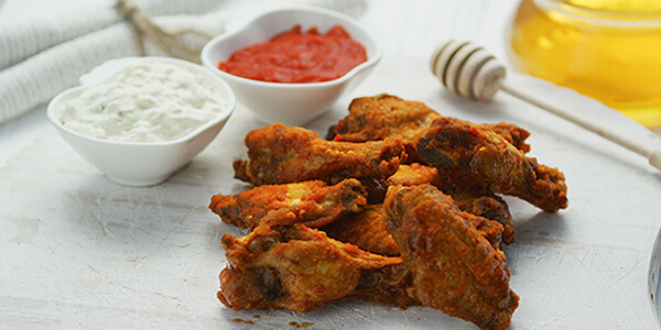 fried-chicken-wings for dinner party